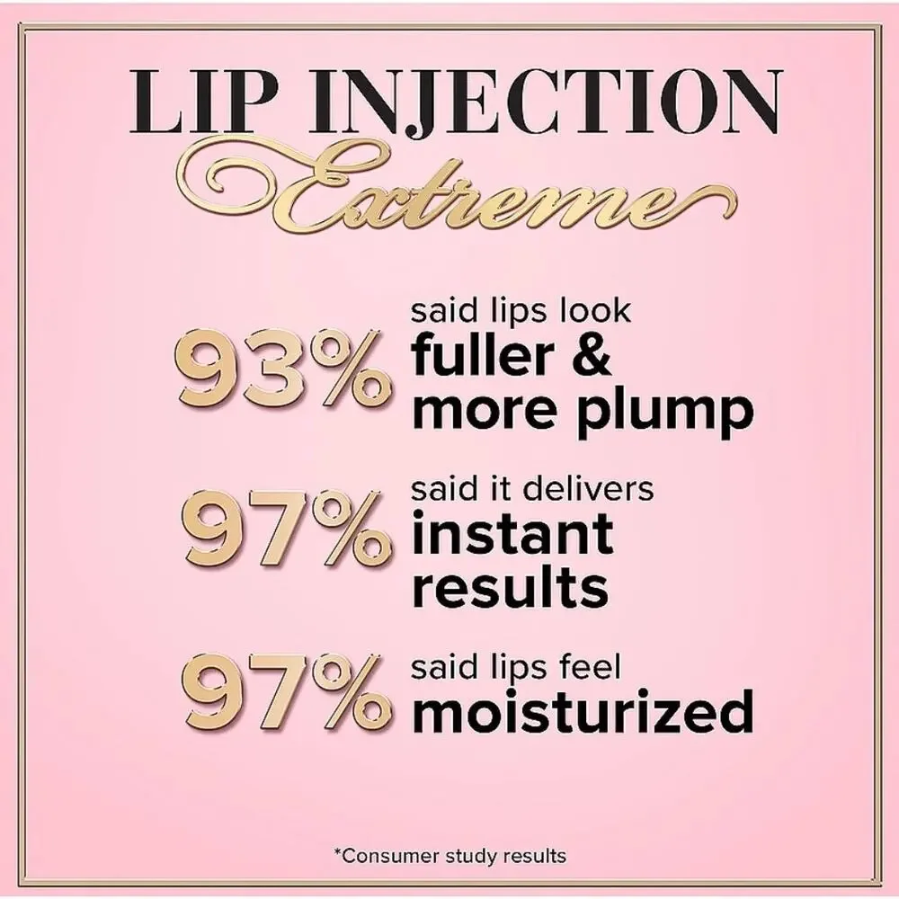 $33 New Too Faced Lip Injection Extreme Lip Plumper in Original